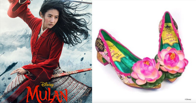 外國設計師誤解了中國風？近萬元「花木蘭聯名款鞋」讓網友看傻了：金童玉女同款？